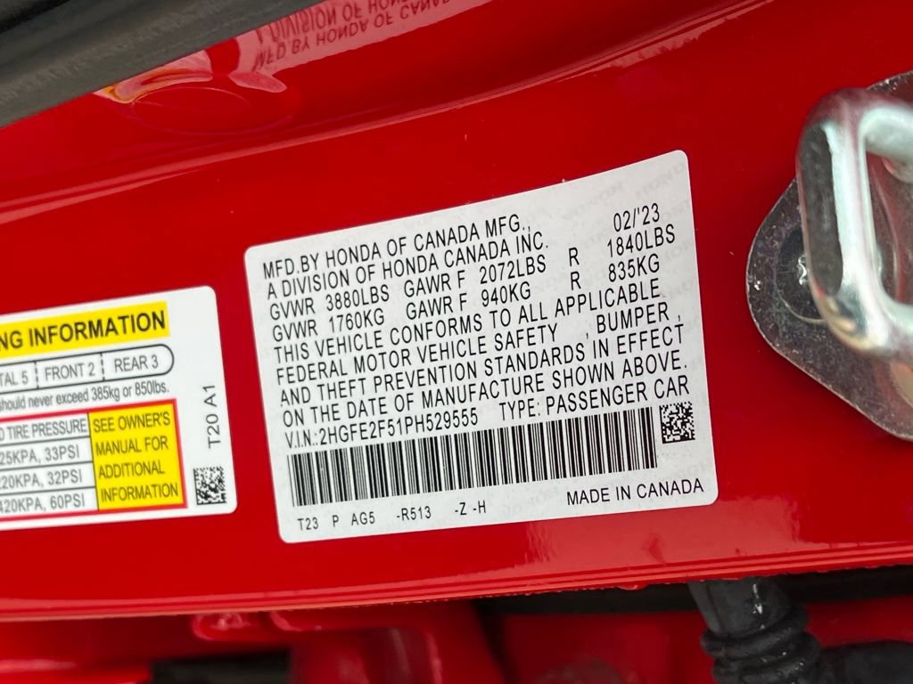 Used 2023 Honda Civic Sport image 27