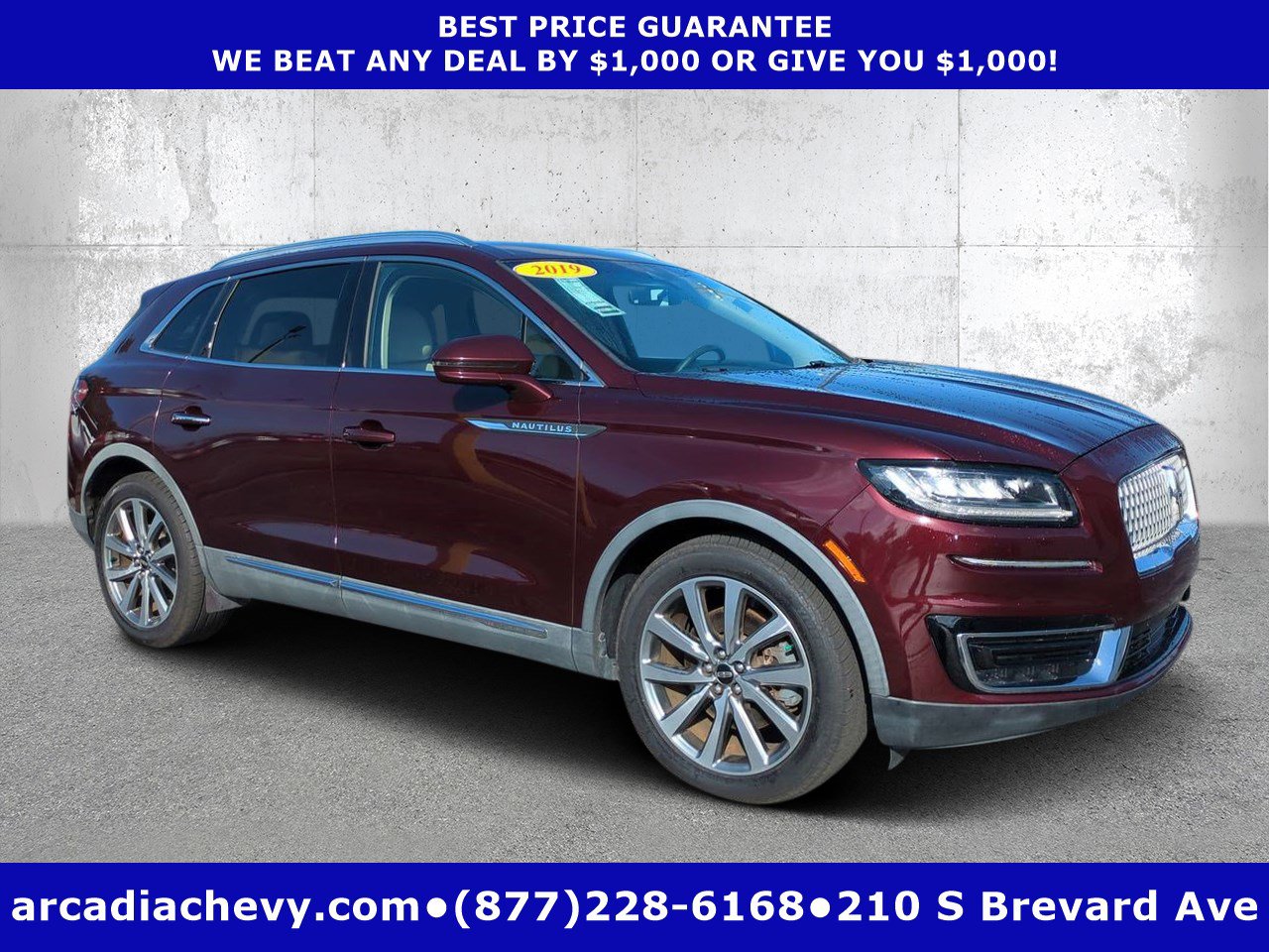 Used 2019 Lincoln Nautilus Select FWD image 1