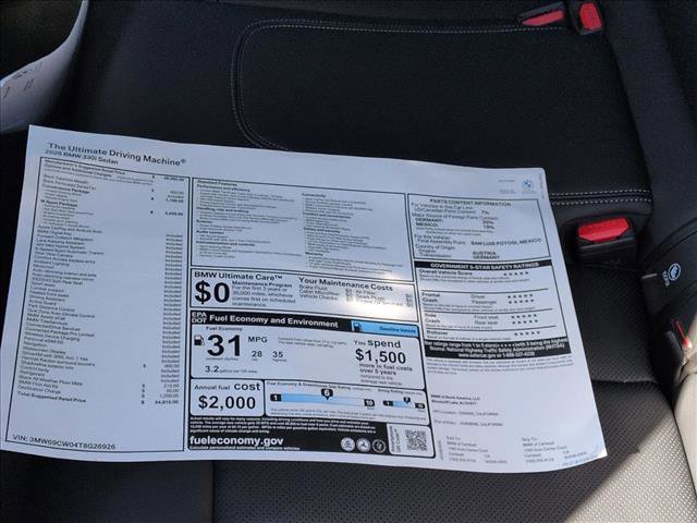 New 2026 BMW 330i Sedan w/ M Sport Package image 17