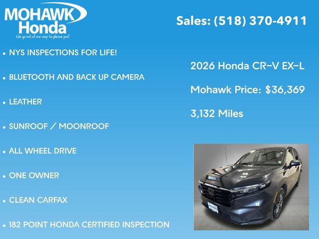 Certified 2026 Honda CR-V EX-L image 8