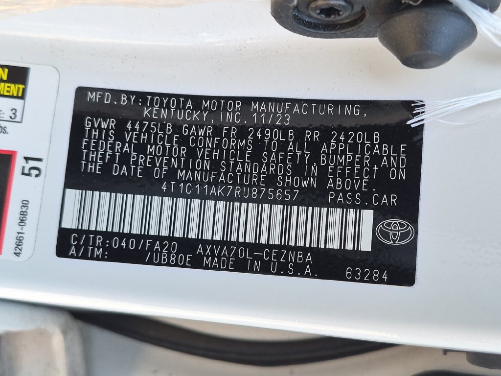 Used 2024 Toyota Camry LE FWD image 34