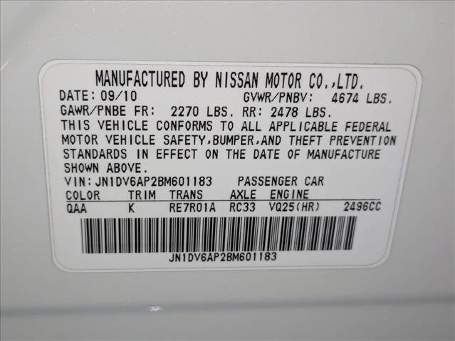 Used 2011 INFINITI G25 Journey RWD image 25