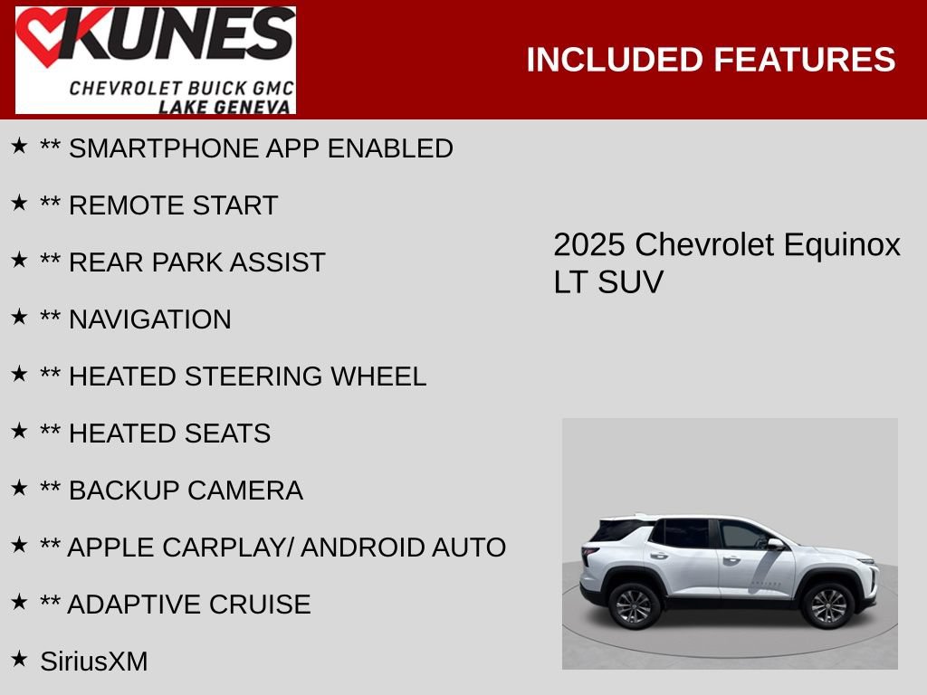Used 2025 Chevrolet Equinox LT AWD/4WD image 2