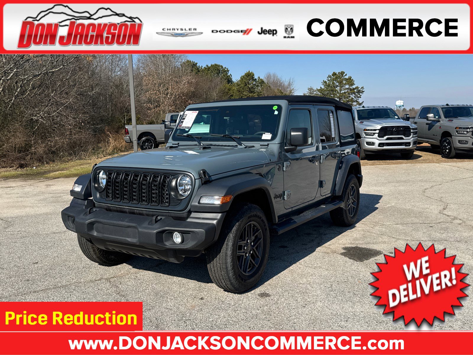 Used 2024 Jeep Wrangler Unlimited Sport AWD/4WD image 1