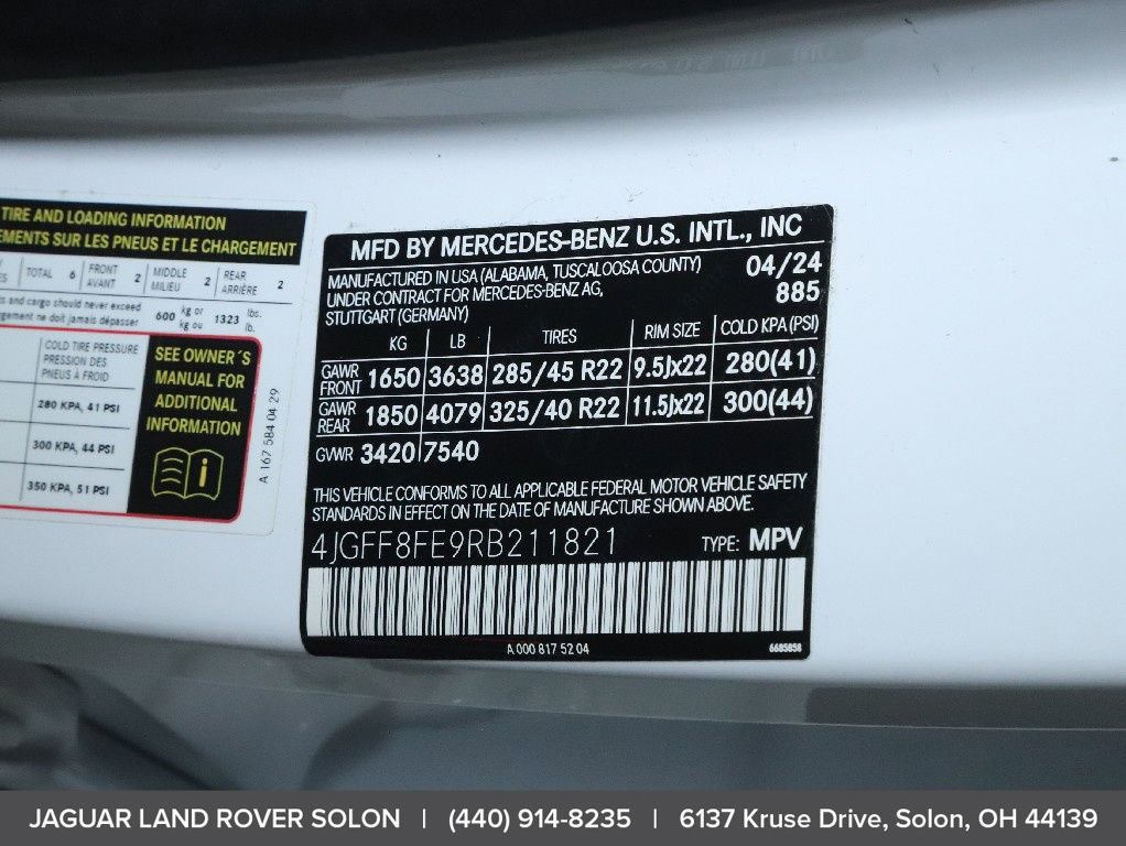 Used 2024 Mercedes-Benz GLS 580 4MATIC image 50