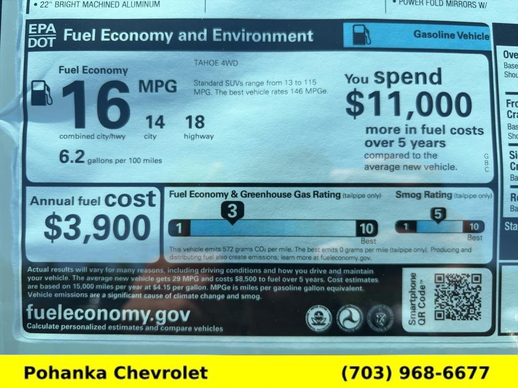 New 2026 Chevrolet Tahoe High Country w/ Sun And Tow Package AWD/4WD image 45