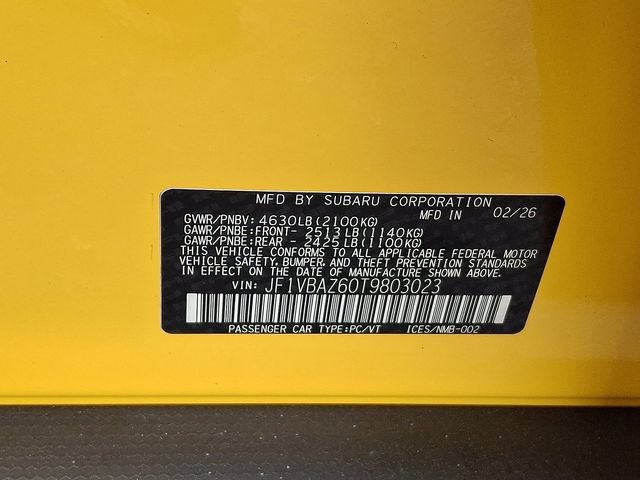 New 2026 Subaru WRX tS AWD/4WD image 17