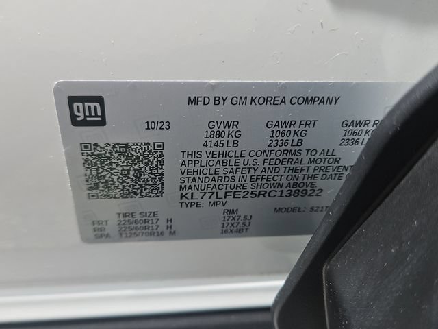 Used 2024 Chevrolet Trax LS w/ LS Convenience Package FWD image 30