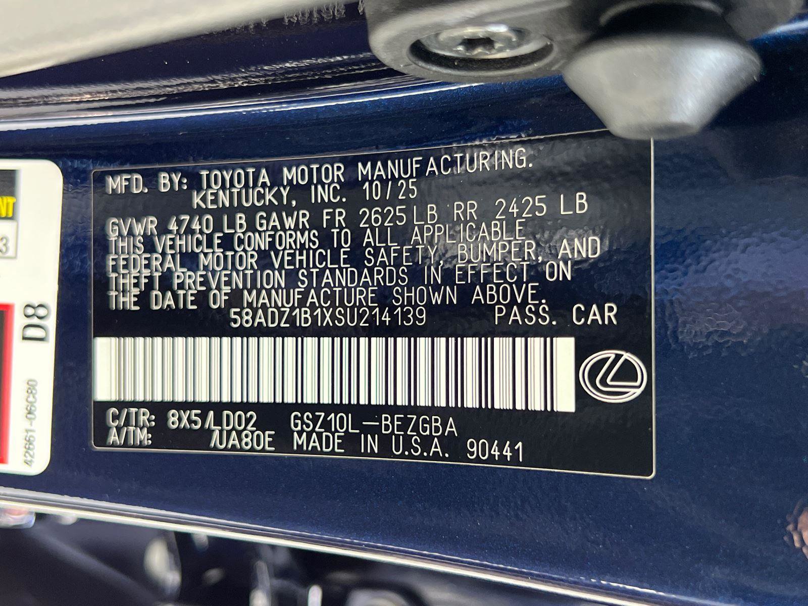 New 2025 Lexus ES 350 w/ Premium Package image 27