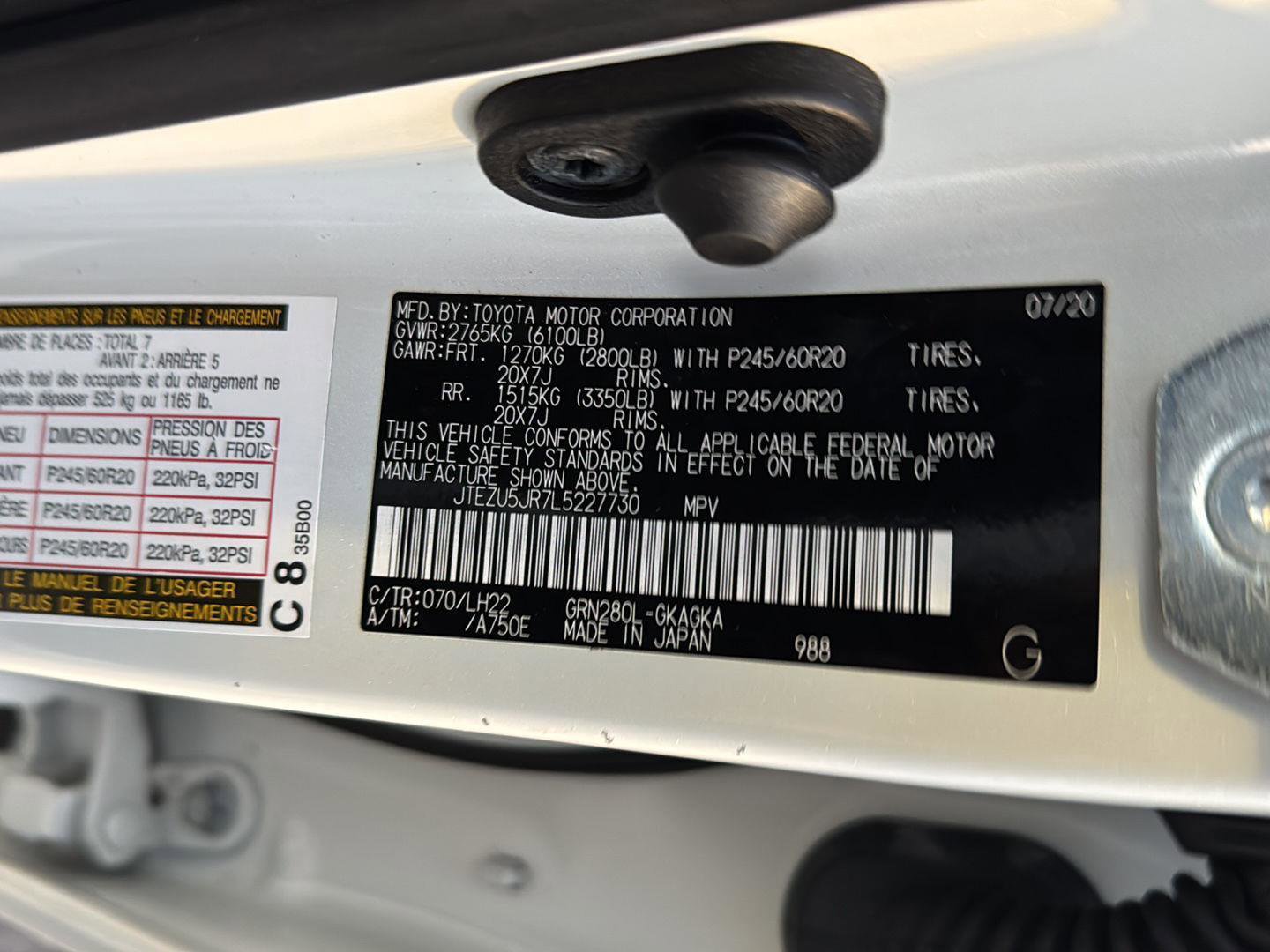 Certified 2020 Toyota 4Runner Nightshade image 40