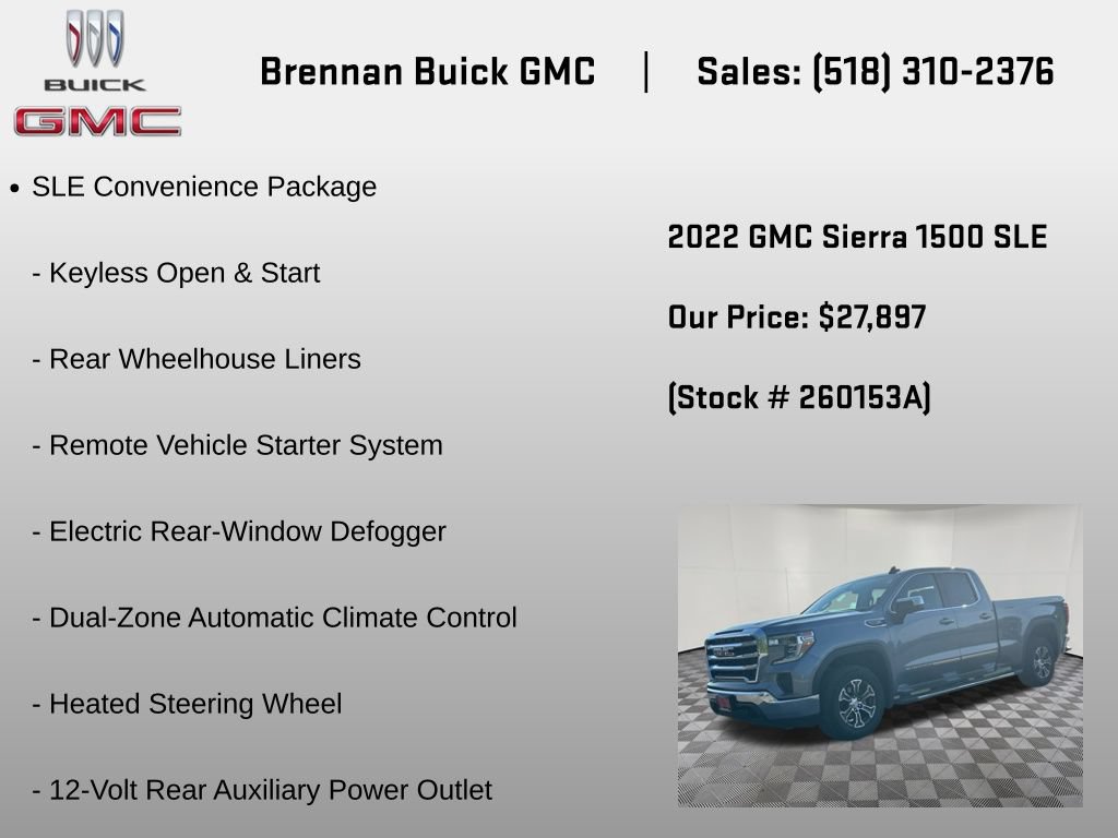 Certified 2022 GMC Sierra 1500 SLE AWD/4WD image 6