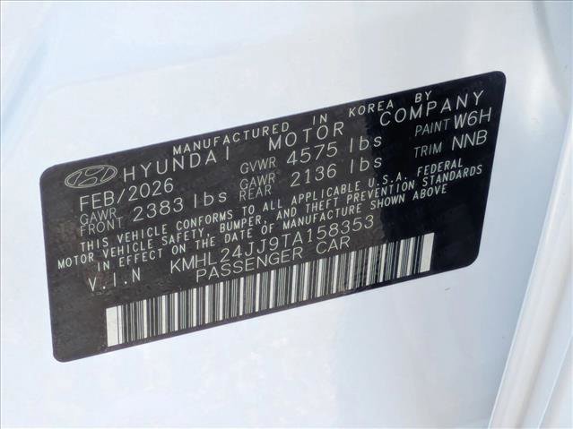 Used 2026 Hyundai Sonata Blue FWD image 23