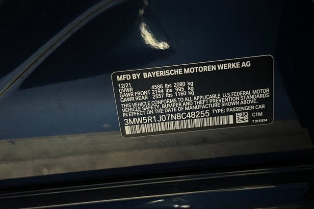 Used 2022 BMW 330i Sedan w/ Driving Assistance Package RWD image 37