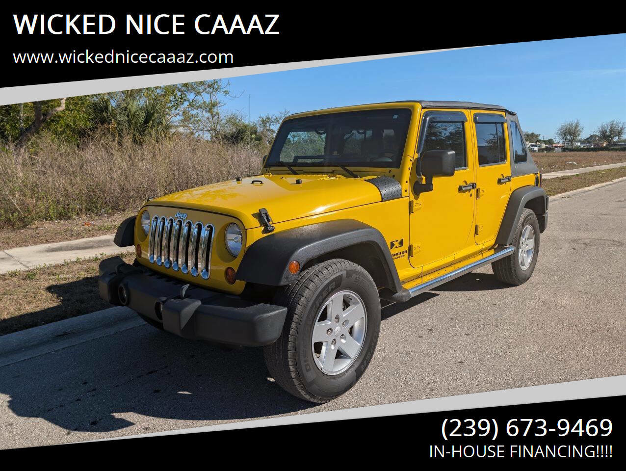 Used 2009 Jeep Wrangler Unlimited X image 1