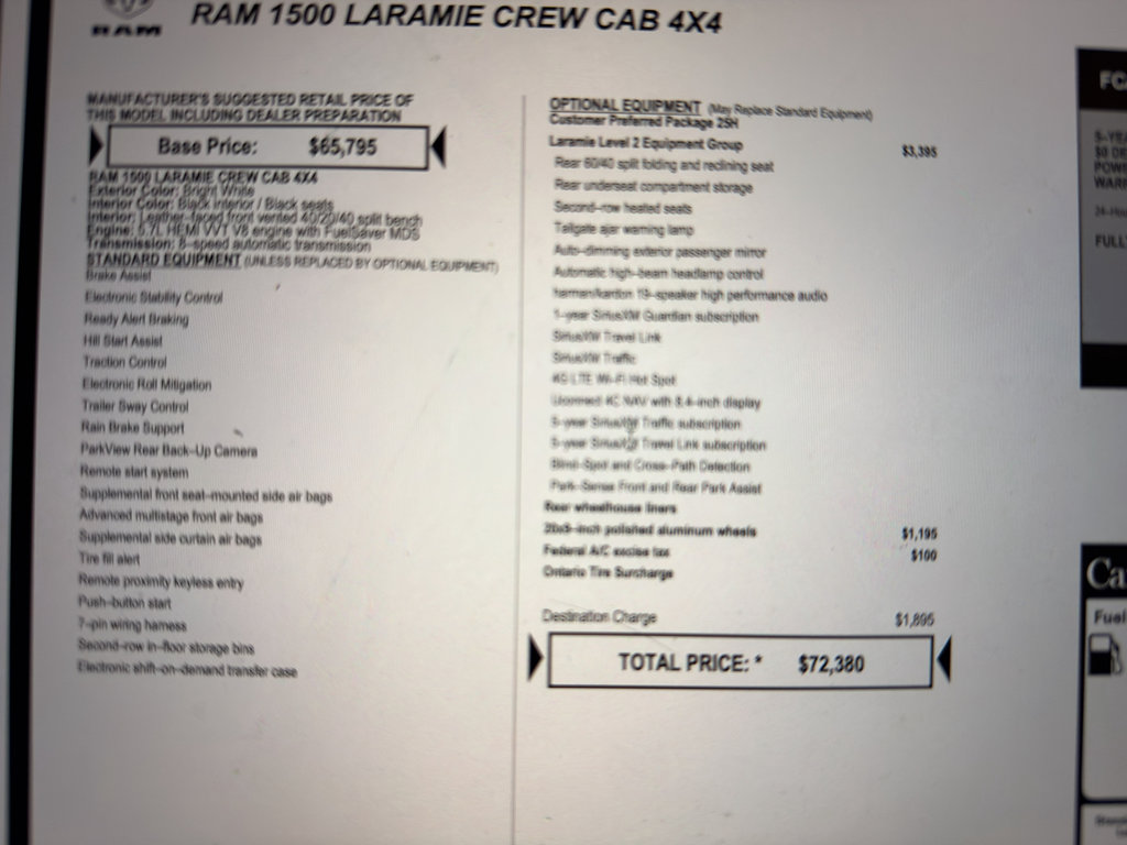 Used 2020 RAM 1500 Laramie AWD/4WD image 21