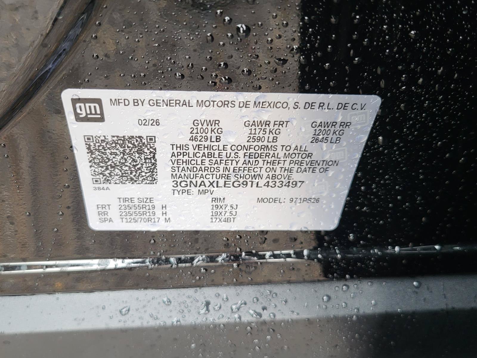 New 2026 Chevrolet Equinox RS w/ Convenience Package III FWD image 21