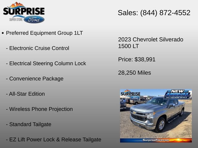 Used 2023 Chevrolet Silverado 1500 LT w/ Z71 Off-Road Package AWD/4WD image 18