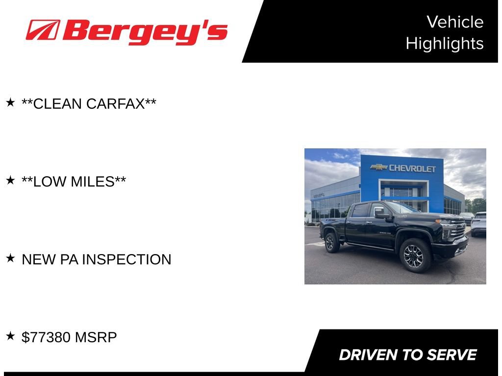 Used 2022 Chevrolet Silverado 2500 High Country w/ Z71 Off-Road Package AWD/4WD image 4