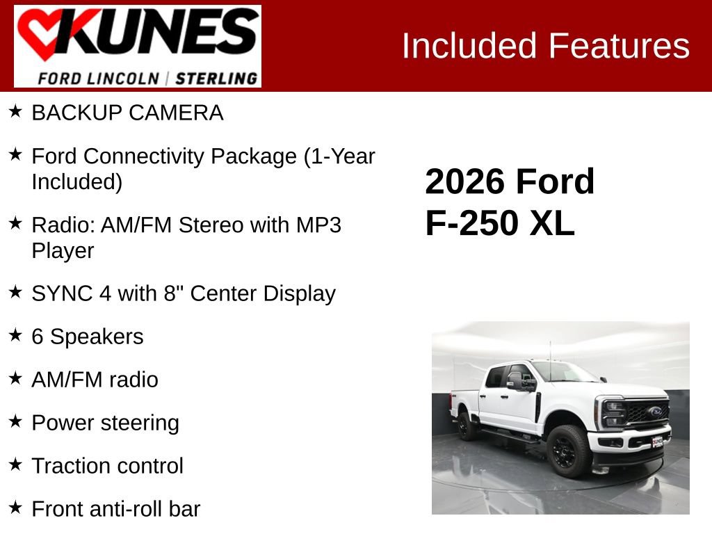 Used 2026 Ford F250 XL w/ STX Appearance Package AWD/4WD image 2