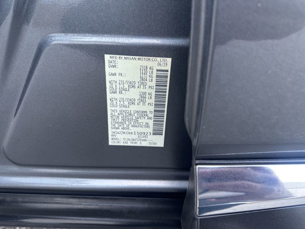 Used 2019 Nissan Murano Platinum image 25