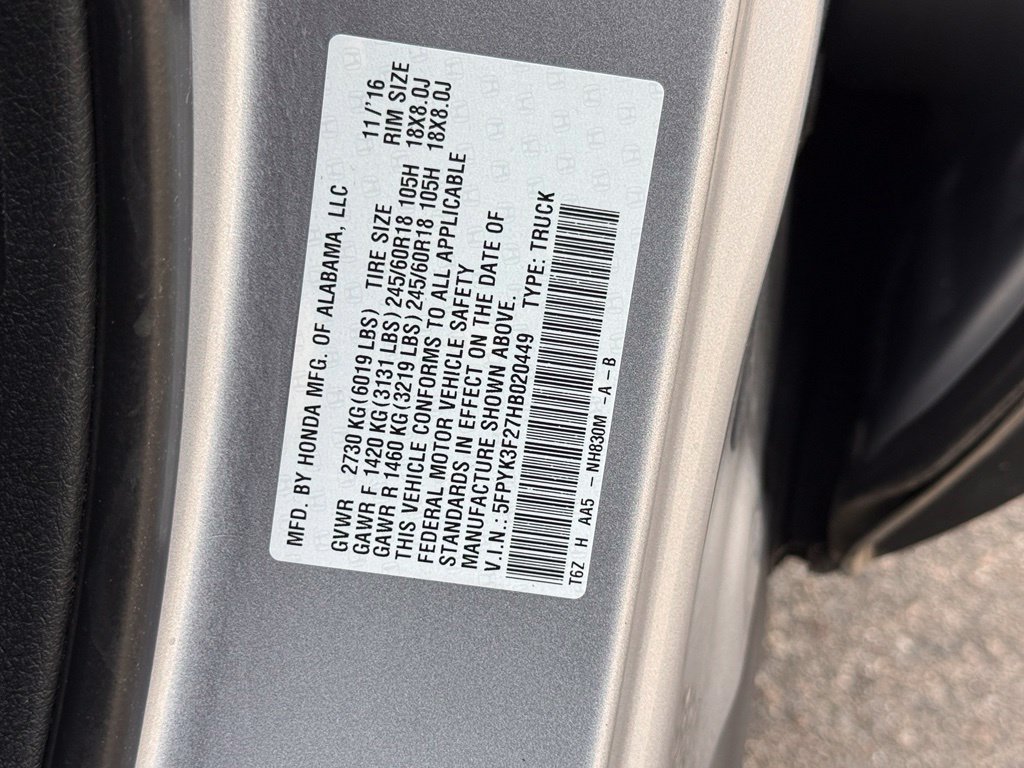 Used 2017 Honda Ridgeline RT image 27