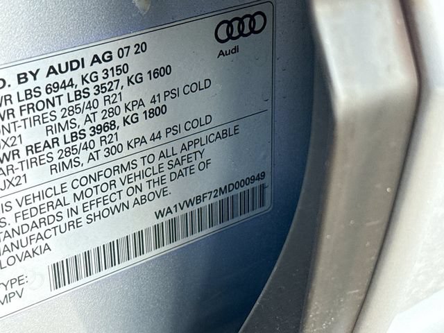 Used 2021 Audi SQ7 Prestige AWD/4WD image 47