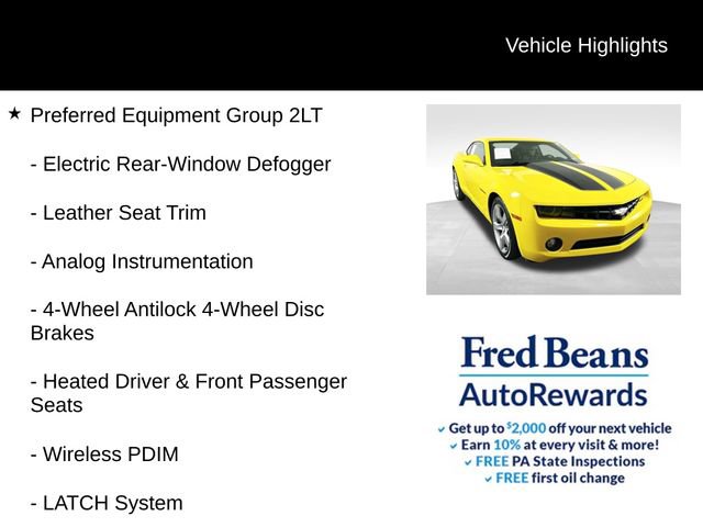 Used 2012 Chevrolet Camaro LT w/ RS Package image 8