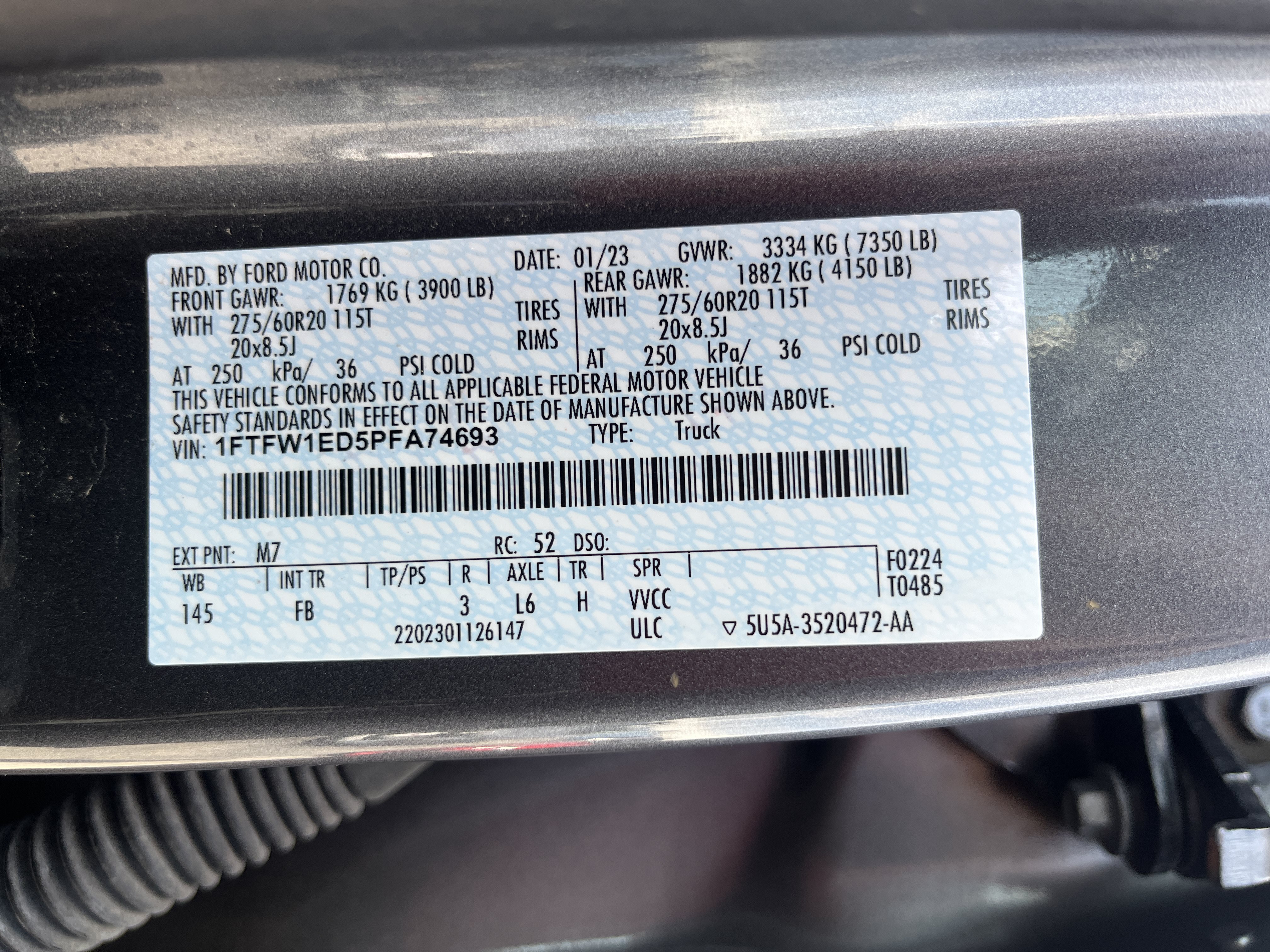 Used 2023 Ford F150 XLT w/ Equipment Group 302A High AWD/4WD image 12