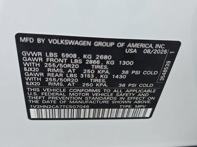 Used 2026 Volkswagen Atlas SE AWD/4WD image 25