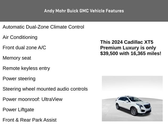 Used 2024 Cadillac XT5 Premium Luxury AWD/4WD image 16