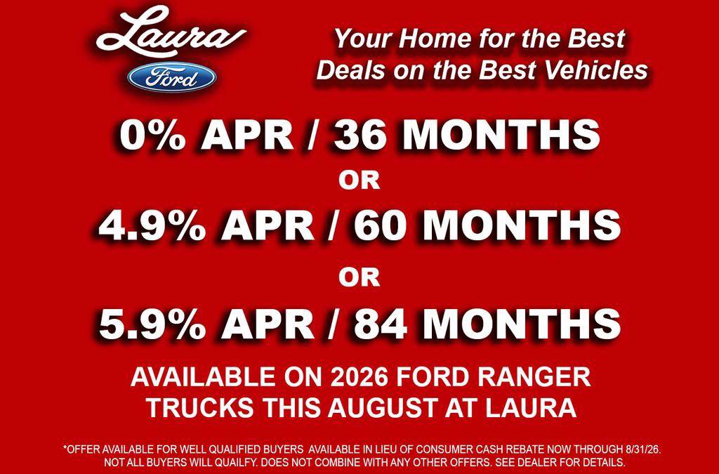 New 2026 Ford Ranger XLT w/ Equipment Group 301A High AWD/4WD image 5