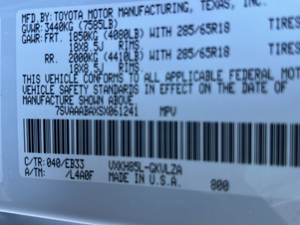 Certified 2025 Toyota Sequoia TRD Pro AWD/4WD image 26