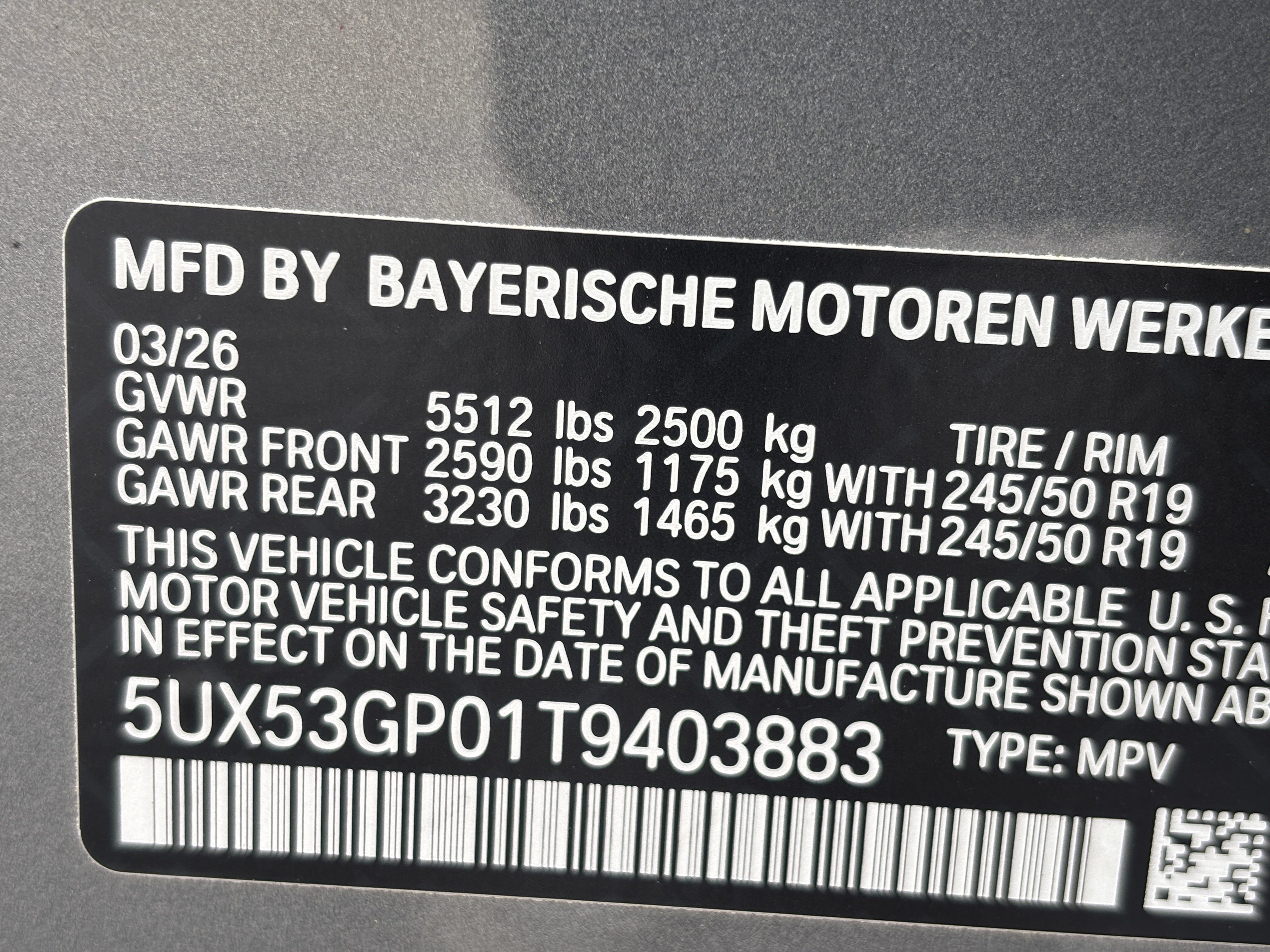 Used 2026 BMW X3 xDrive30i w/ Convenience Package AWD/4WD image 34