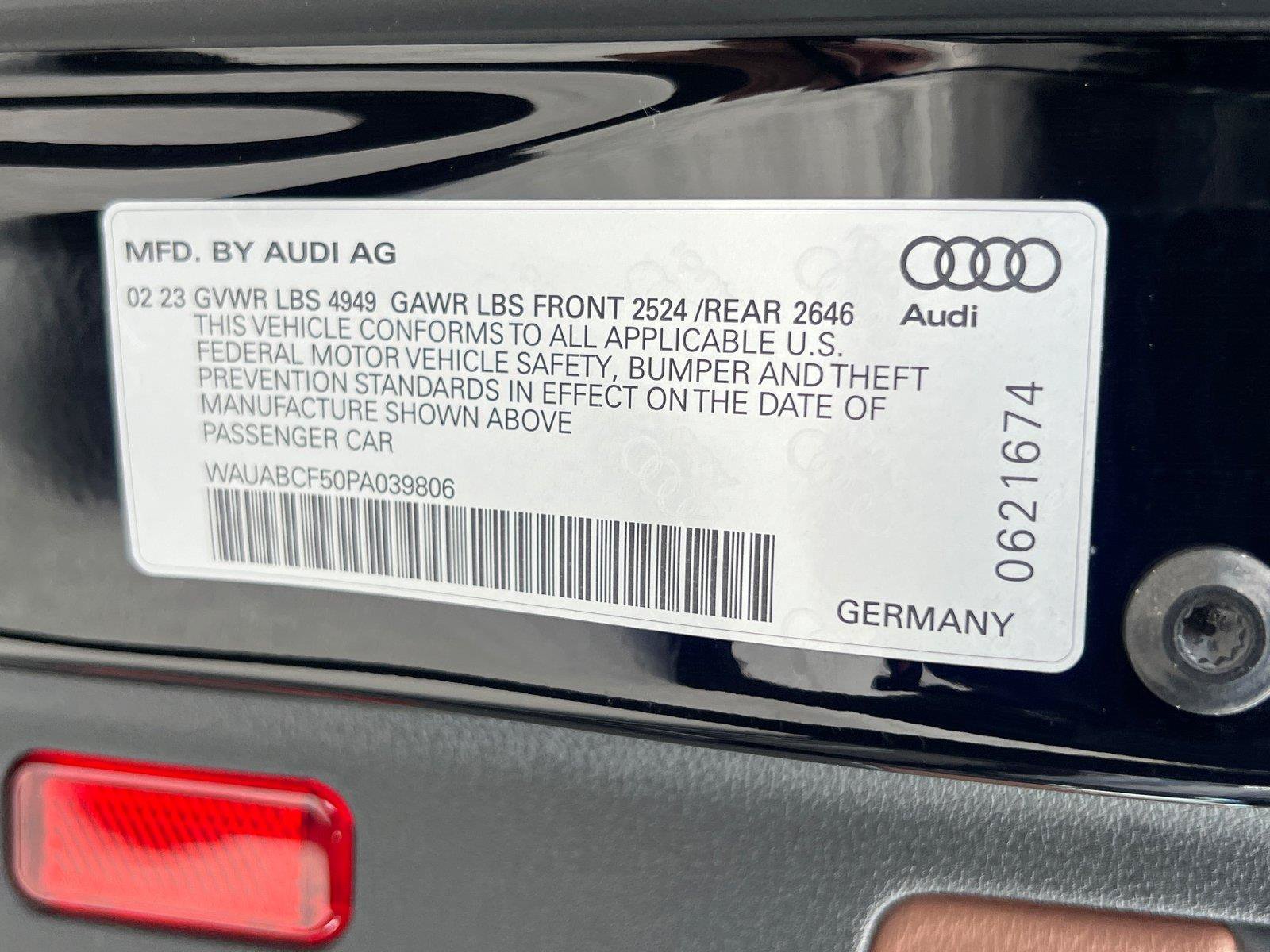 Certified 2023 Audi A5 2.0T Premium w/ Convenience Package AWD/4WD image 34