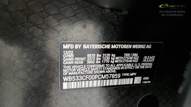 Used 2023 BMW iX M60 w/ Executive Package AWD/4WD image 74