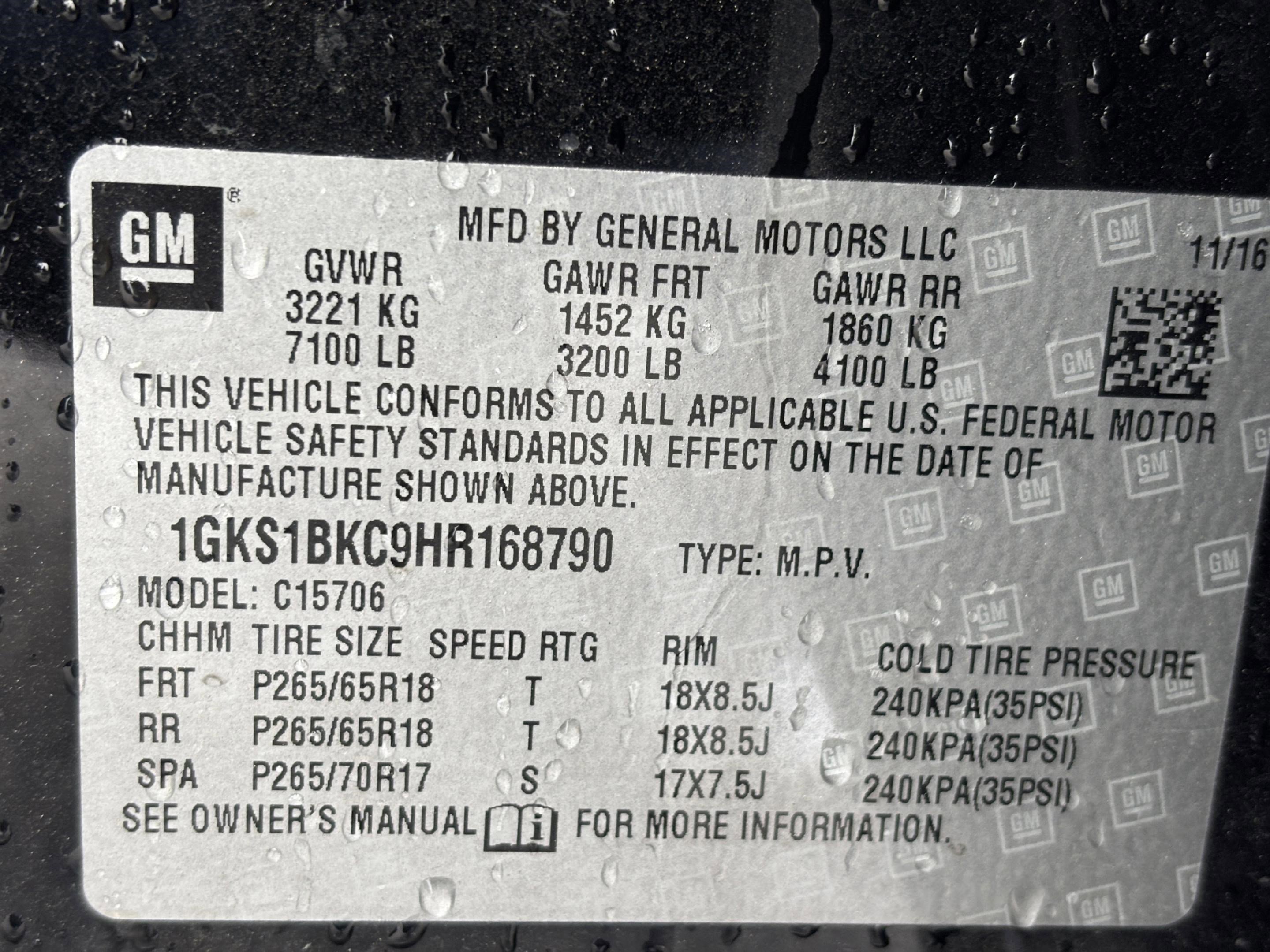 Used 2017 GMC Yukon SLT RWD image 11