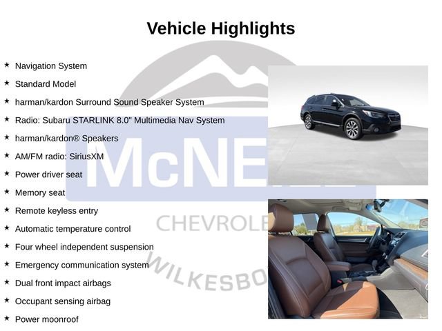 Used 2019 Subaru Outback 2.5i Touring image 9