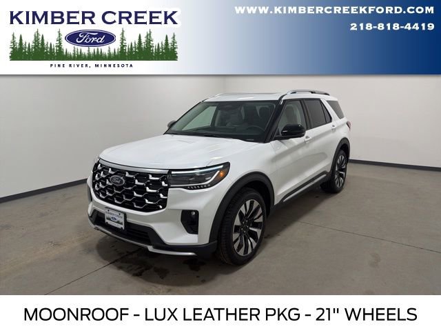 New 2026 Ford Explorer Platinum w/ LUX Leather Package