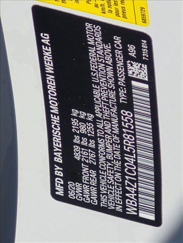 Used 2020 BMW 430i Convertible w/ Convenience Package RWD image 25