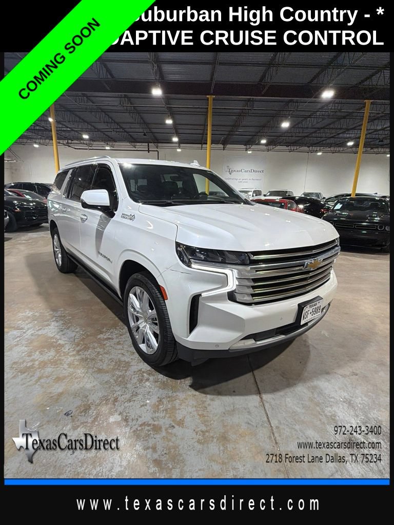 Used 2021 Chevrolet Suburban High Country w/ Premium Package RWD image 3