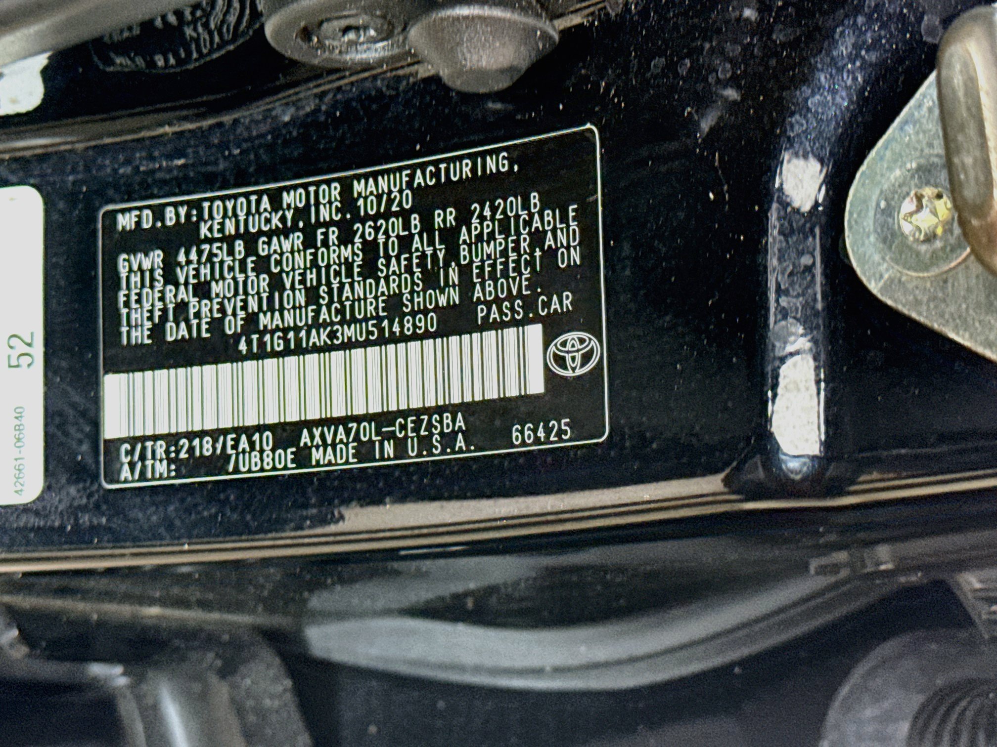 Used 2021 Toyota Camry SE FWD image 29