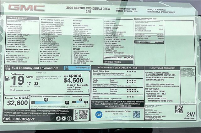 New 2026 GMC Canyon Denali image 20