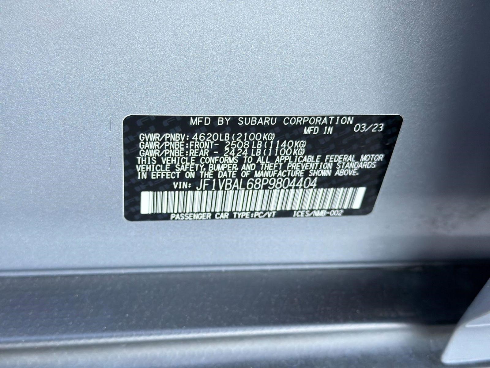 Used 2023 Subaru WRX Limited image 19