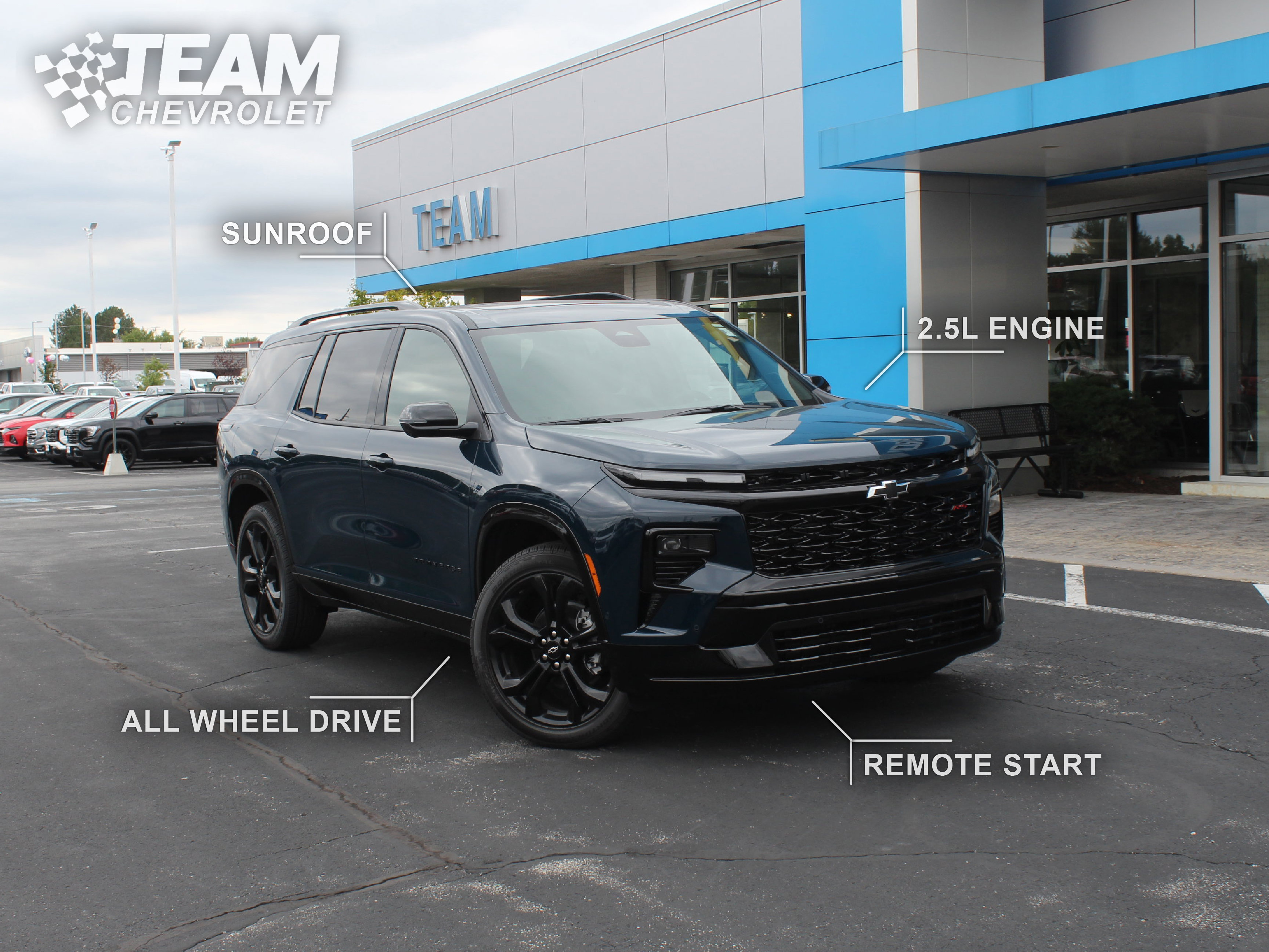 New 2027 Chevrolet Traverse RS w/ LPO, Floor Liner Package AWD/4WD image 2