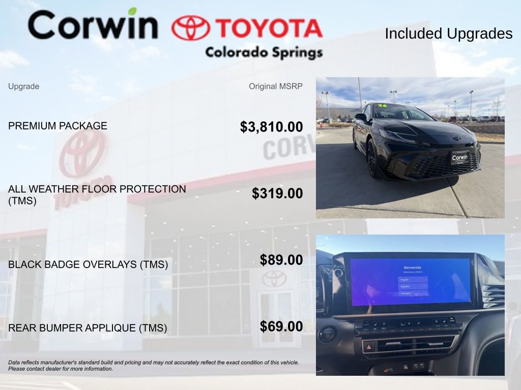 Used 2026 Toyota Camry XSE w/ Premium Package image 4