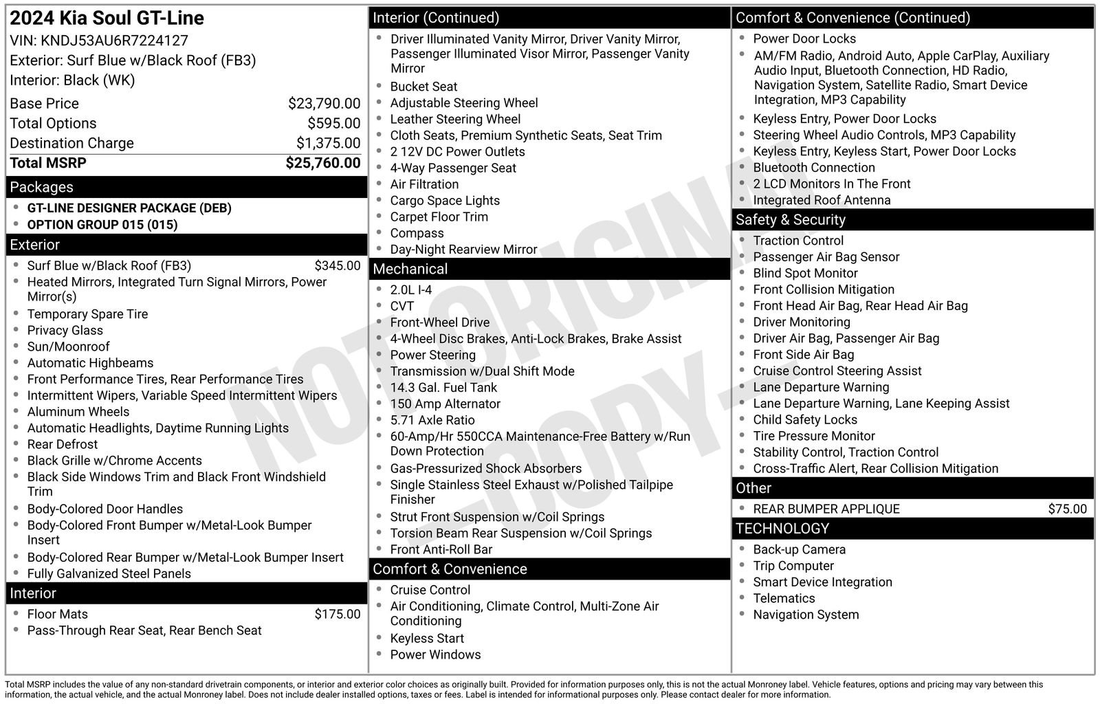 Used 2024 Kia Soul GT-Line FWD image 38