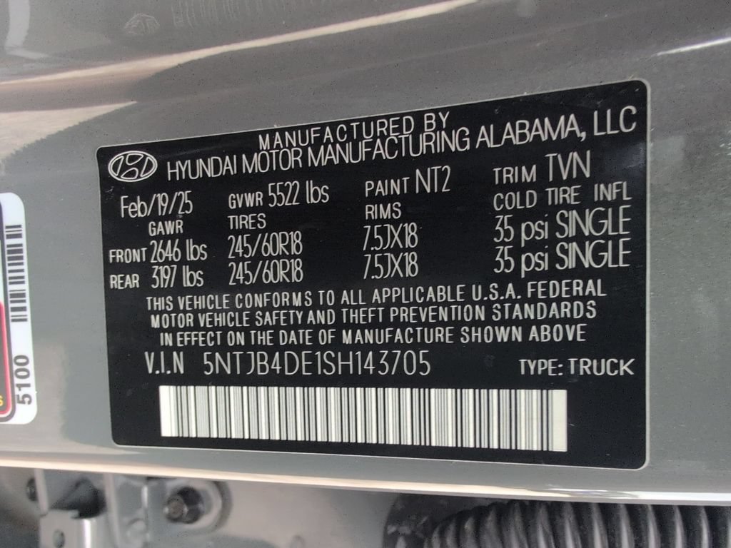 Used 2025 Hyundai Santa Cruz SEL FWD image 35