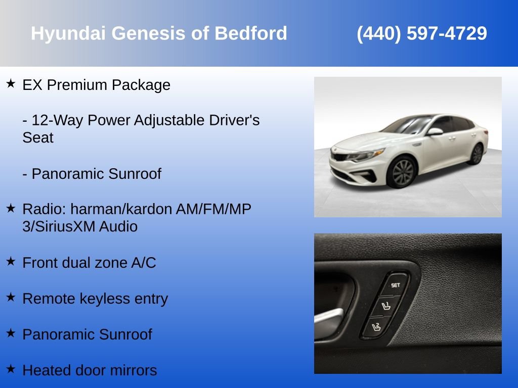 Used 2019 Kia Optima EX w/ EX Premium Package FWD image 14