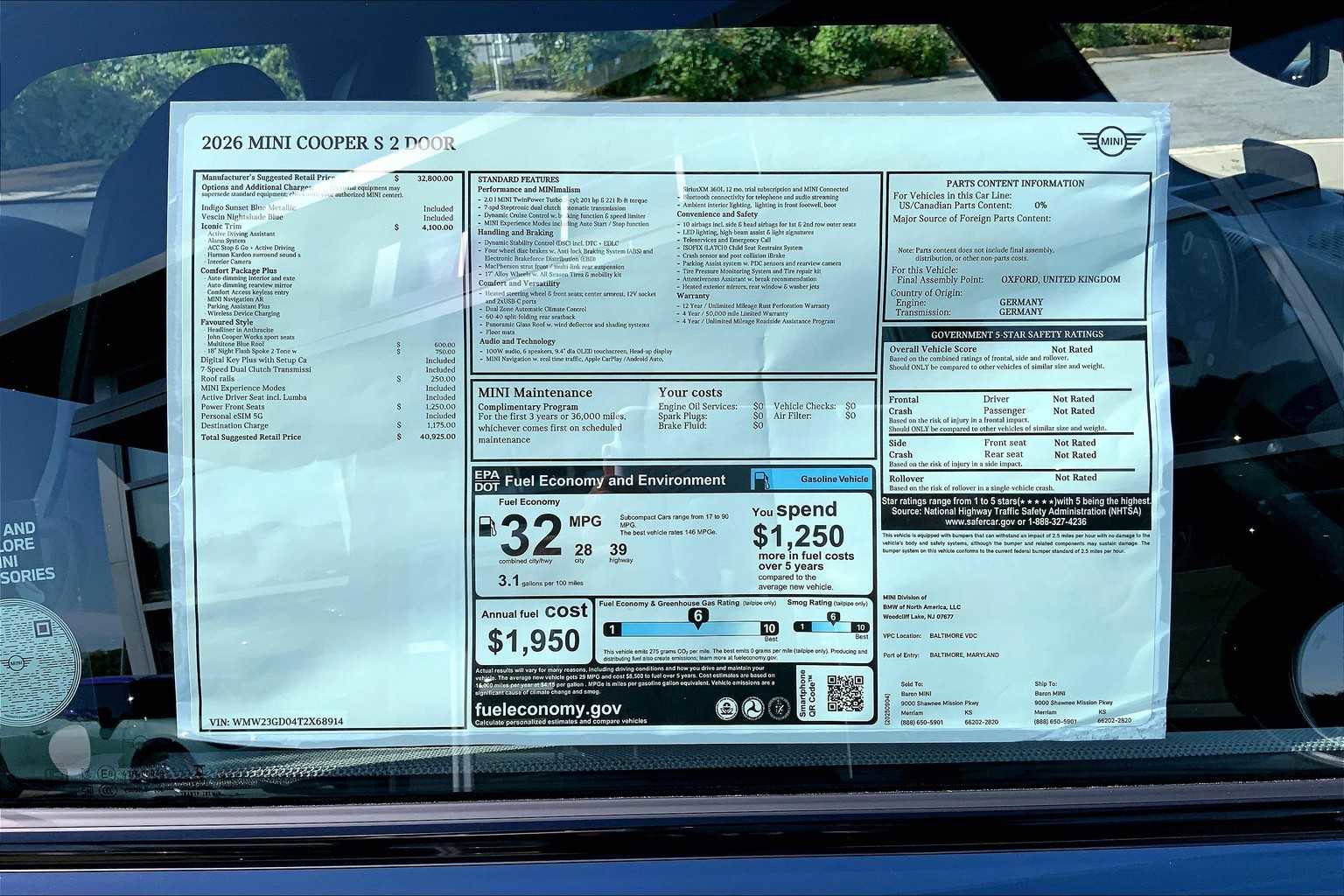 New 2026 MINI Cooper S image 22