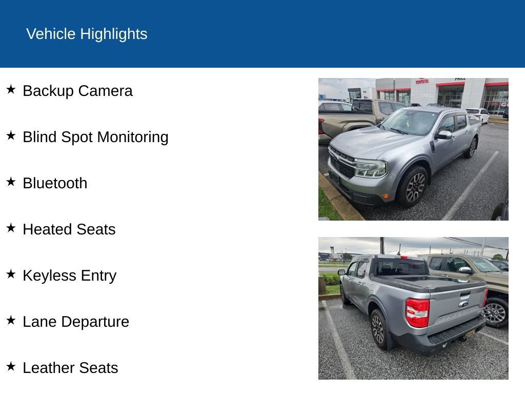Used 2022 Ford Maverick Lariat w/ Lariat Luxury Package AWD/4WD image 2